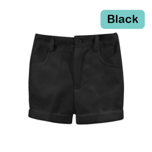 Babies and Boys Formal Shorts Black 