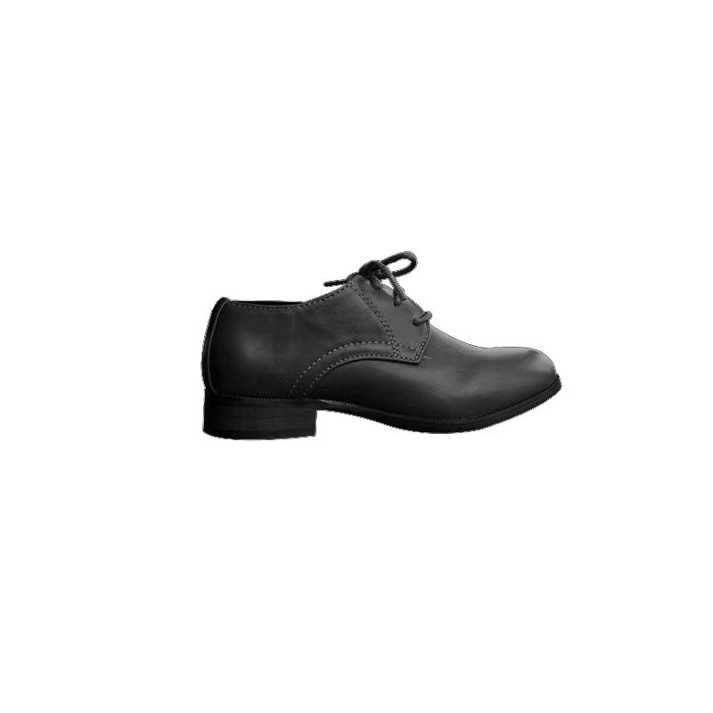 Boys Formal Matte Black Lace Up Shoes 2-12Yrs | BLUESKYKIDSLAND